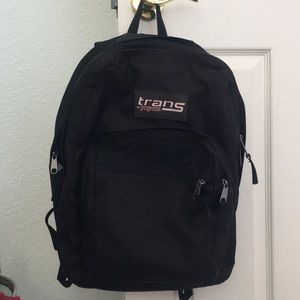 Trans by Jansport black backpack